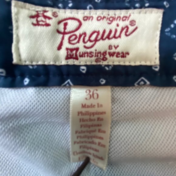 Classic Retro Style Swim Trunks [Penguin] - Picture 4 of 8